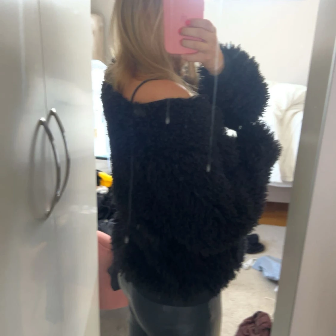 Svart teddyjacka - 2