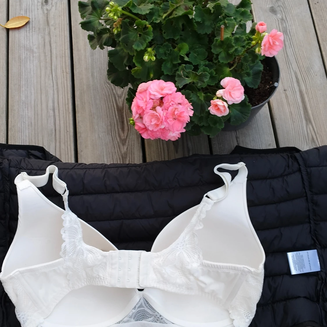 Vit spetsdetaljerad bh 90E ECO - 3