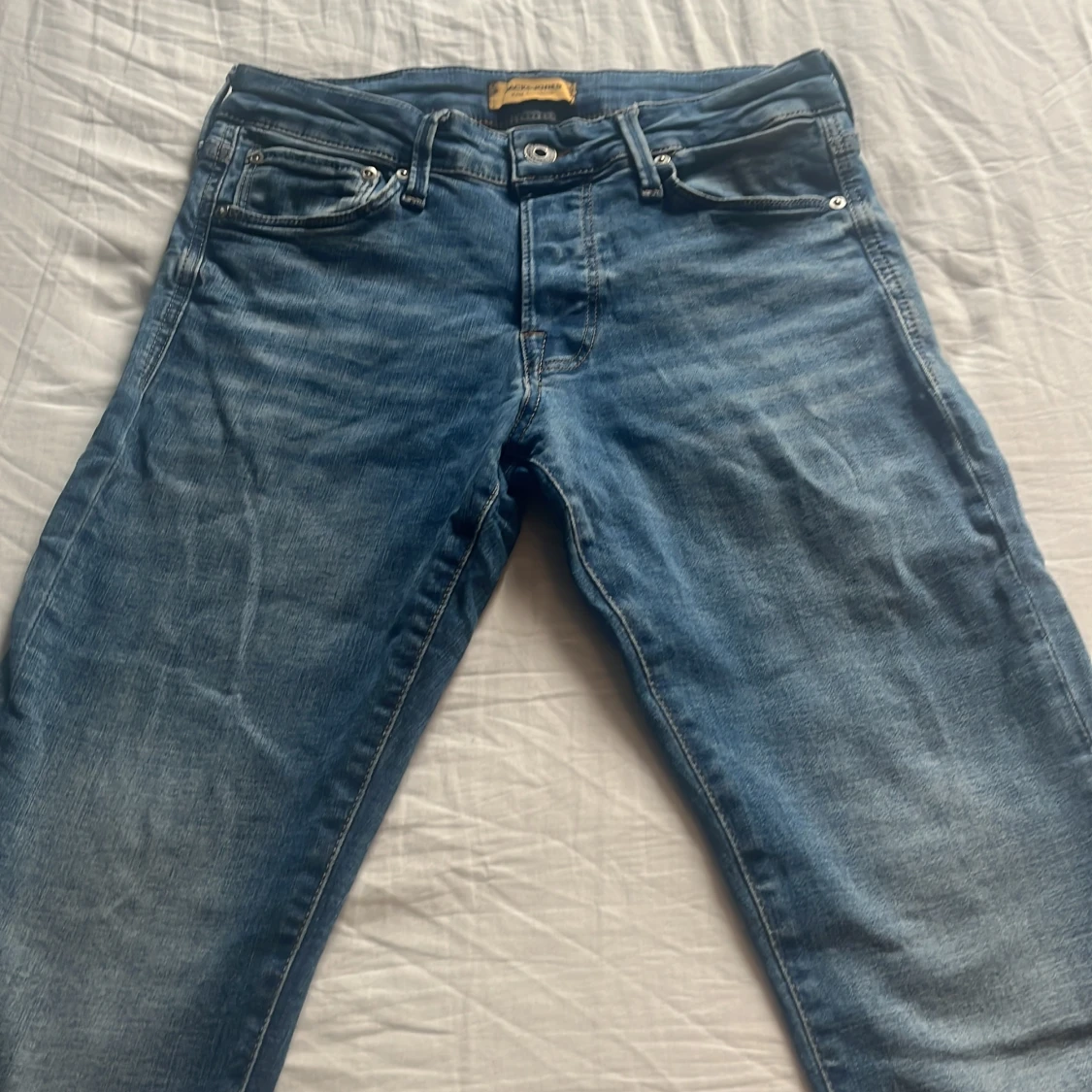 Blå jeans från Jack & Jones, 28/32 Slim Glenn