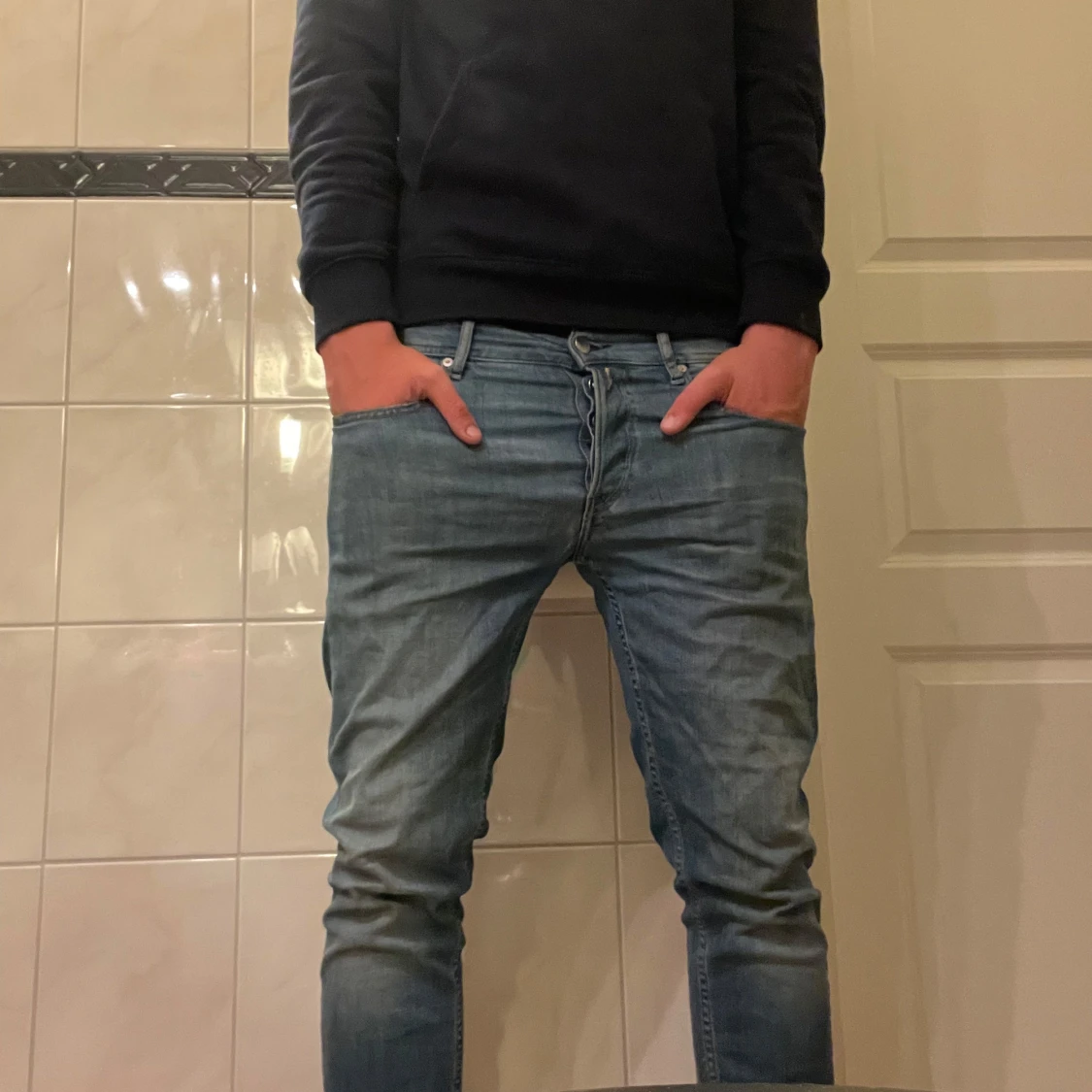 Replay Grover ljusblå straight jeans - 4