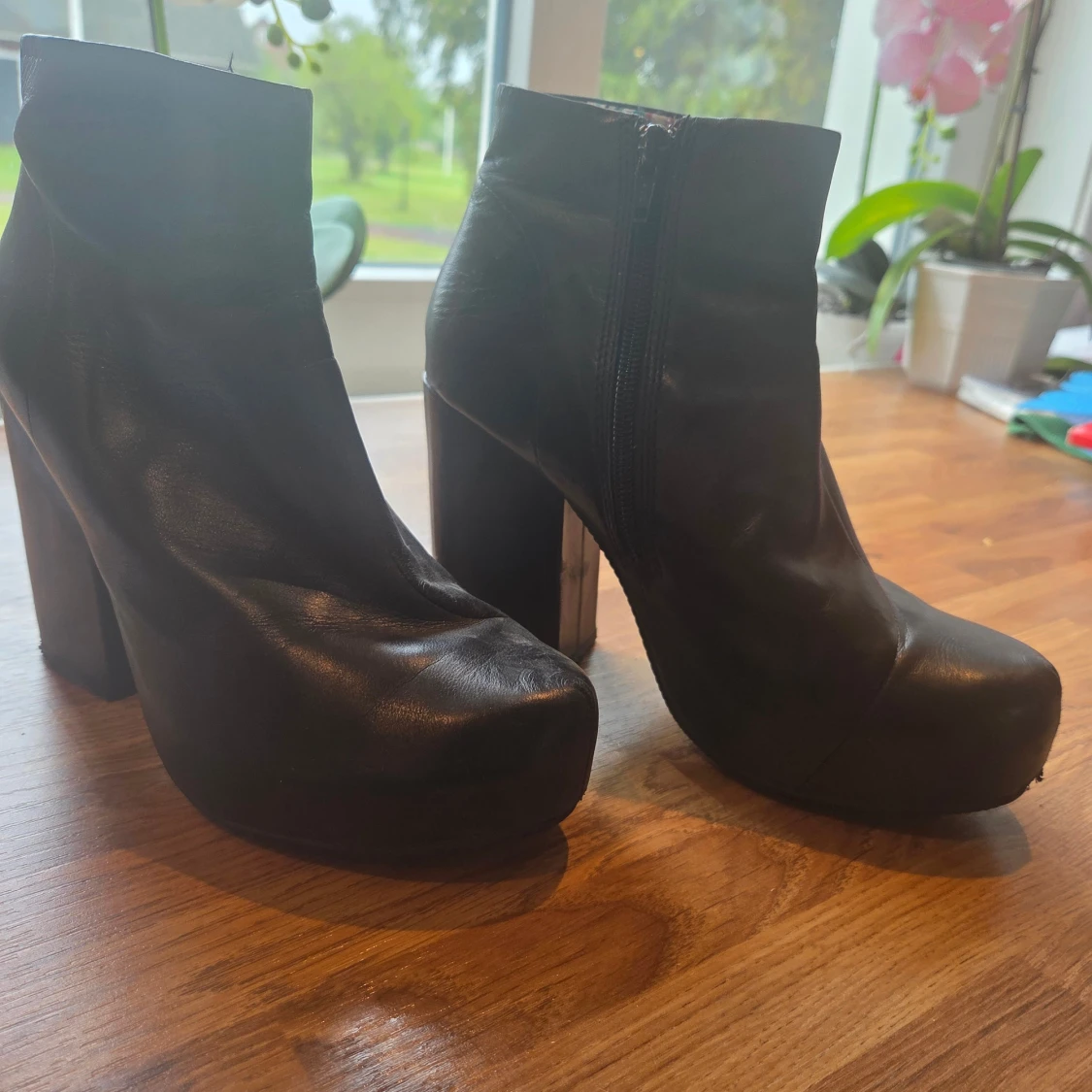 Svarta Vagabond stövletter, svart, stl 38