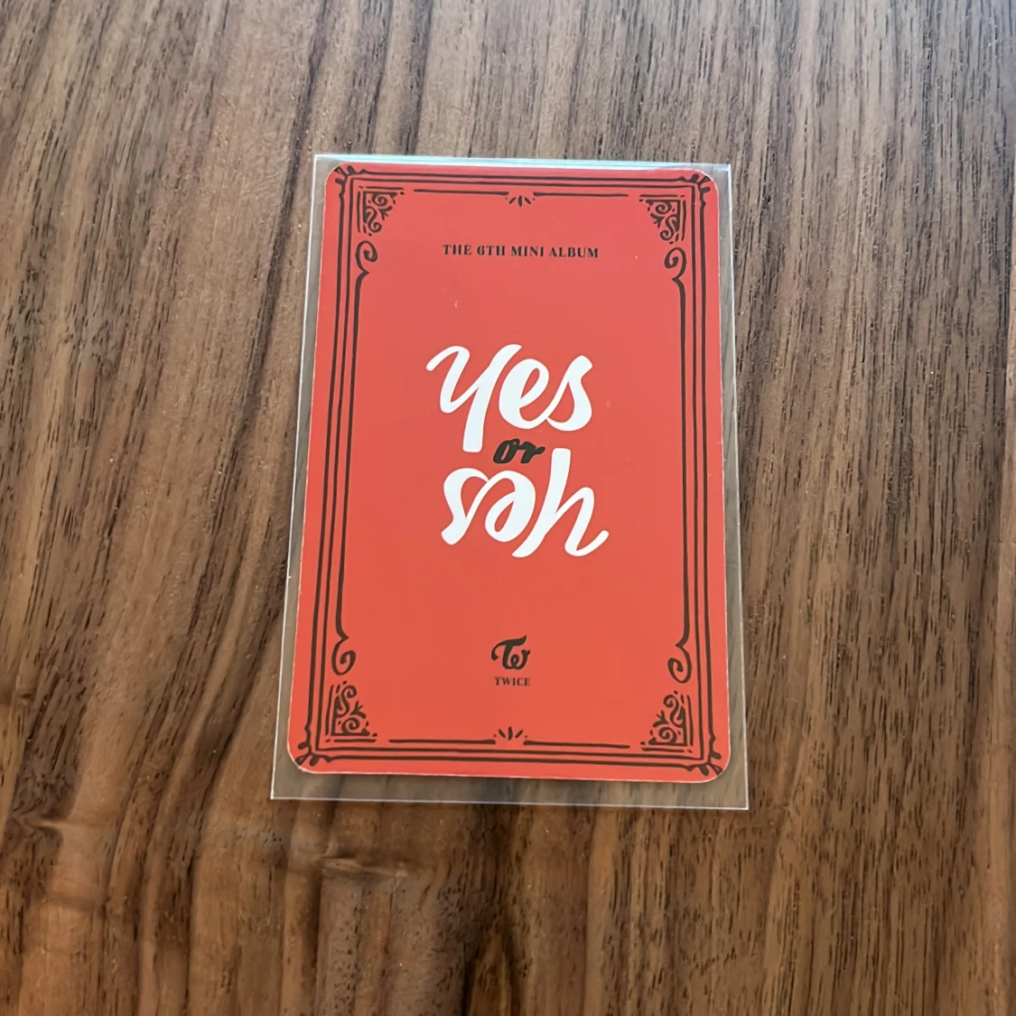 Mina från Twice photocard - 1