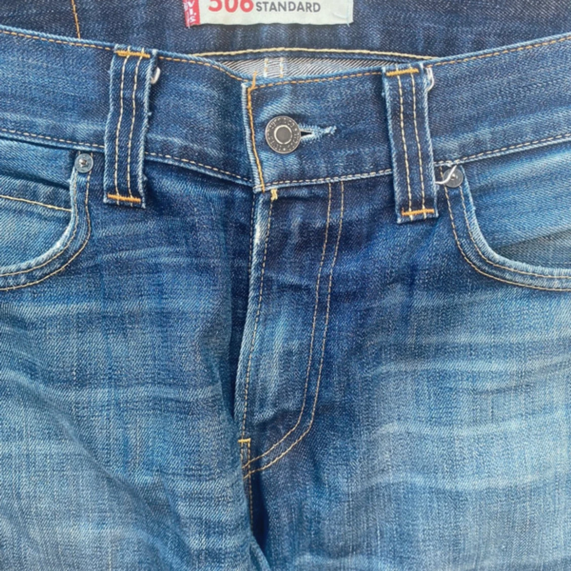 Levi's 506 blå jeans straight fit - 2