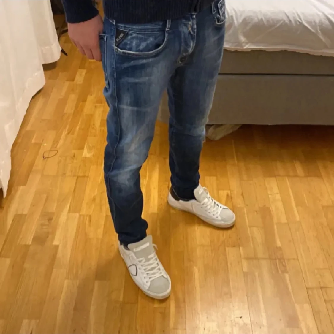 Blå Replay Anbass jeans herr - 1