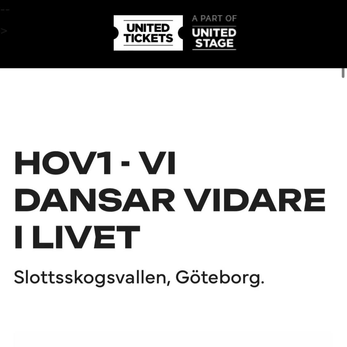 Hov1 Vi Dansar Vidare I Livet - 1