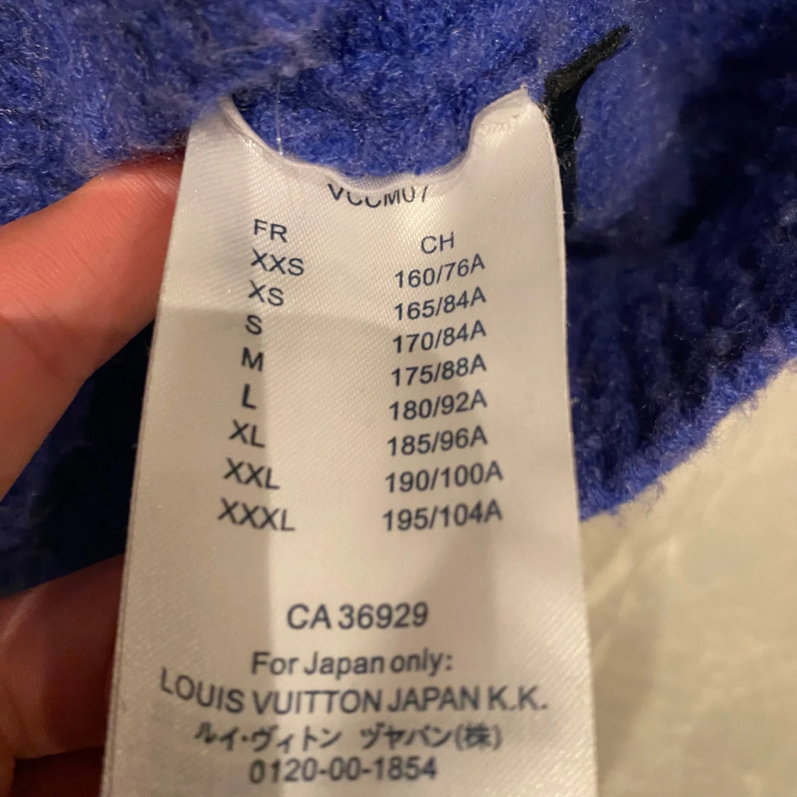 Blå Louis Vuitton tjocktröja - 3