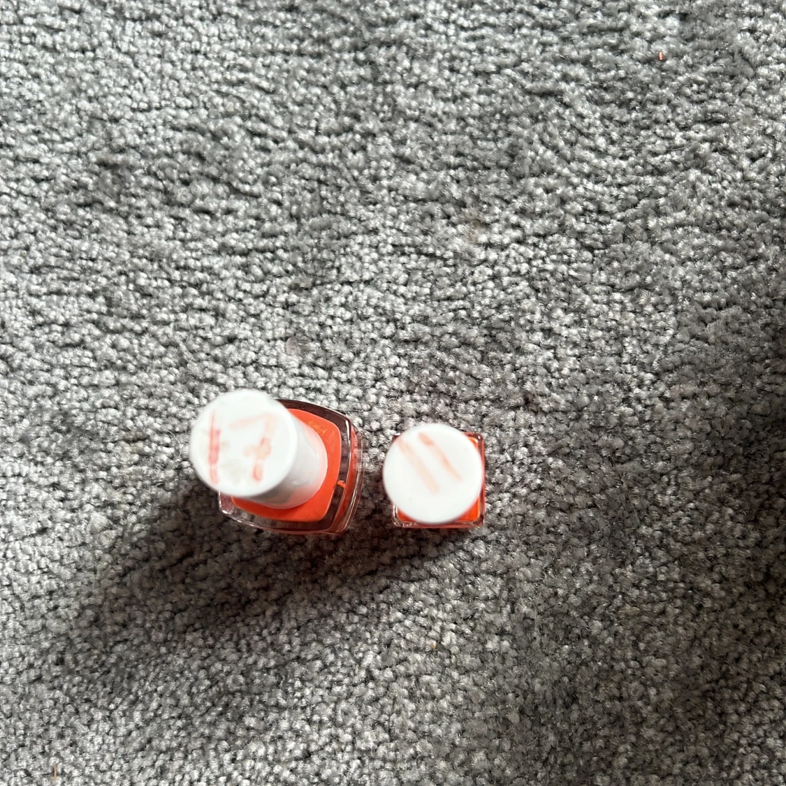 3 nagellack från Depend i orange och grönt - 2