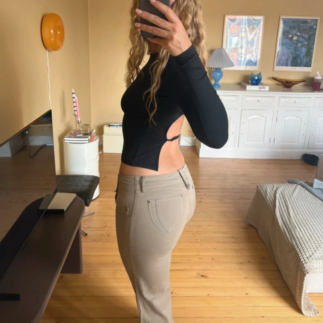 Vintage y2k lågmidjade byxor  - 1