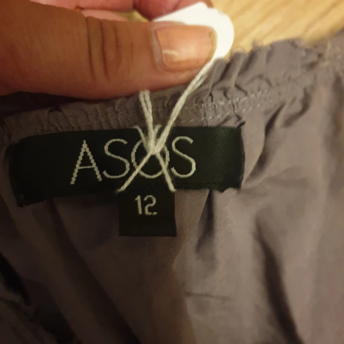 Grå fin klänning från ASOS - 1