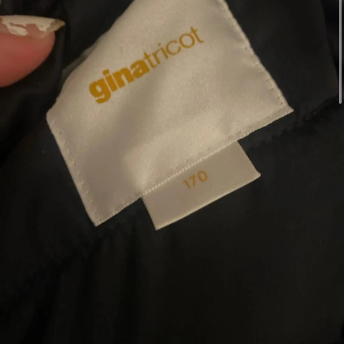 Mörkblå quiltad jacka Gina Tricot - 2