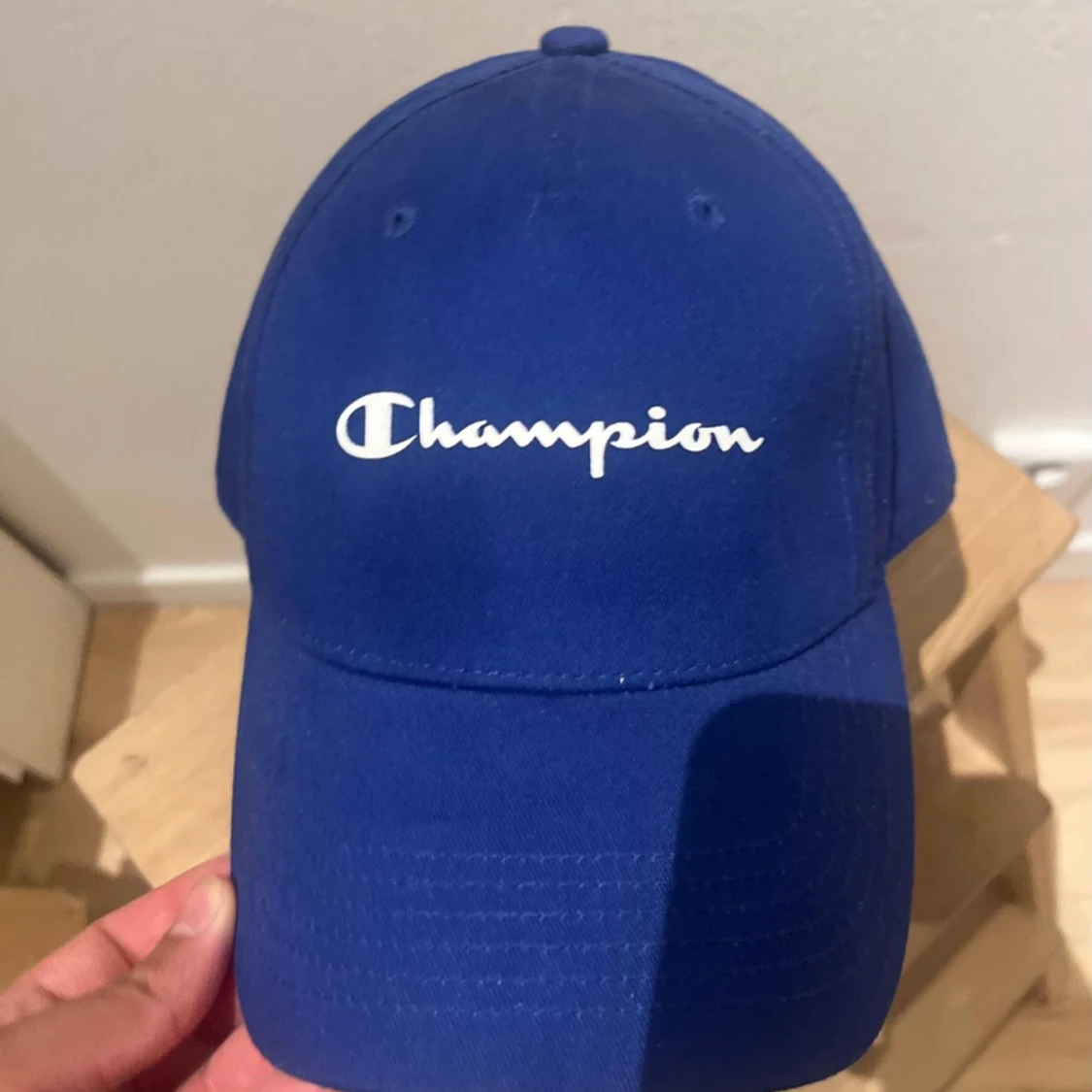 Blå Champion keps i bomull