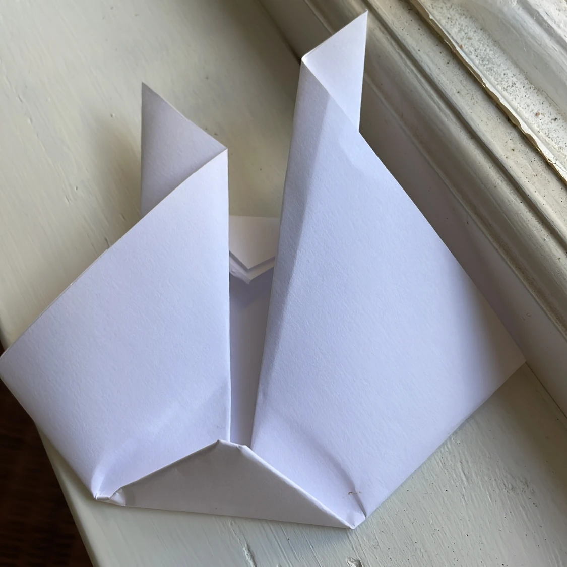 Origami-kanin: Vik och skapa - 1