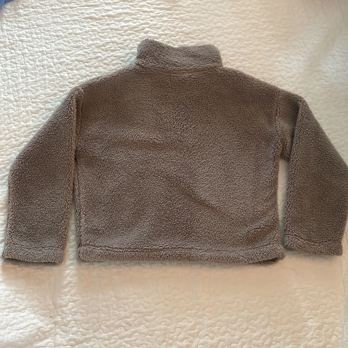 Beige fleece-tröja från BikBok - 1