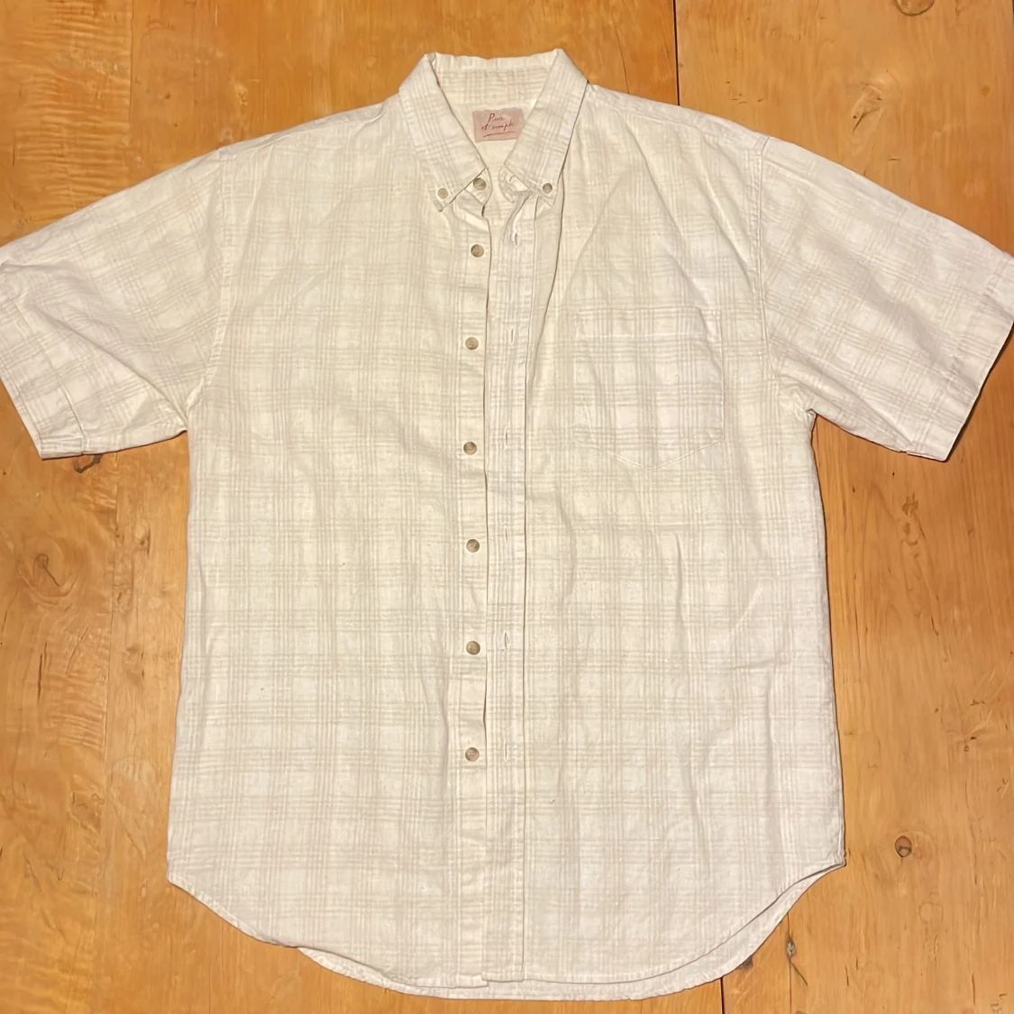 Beige rutig skjorta Pur et Simple