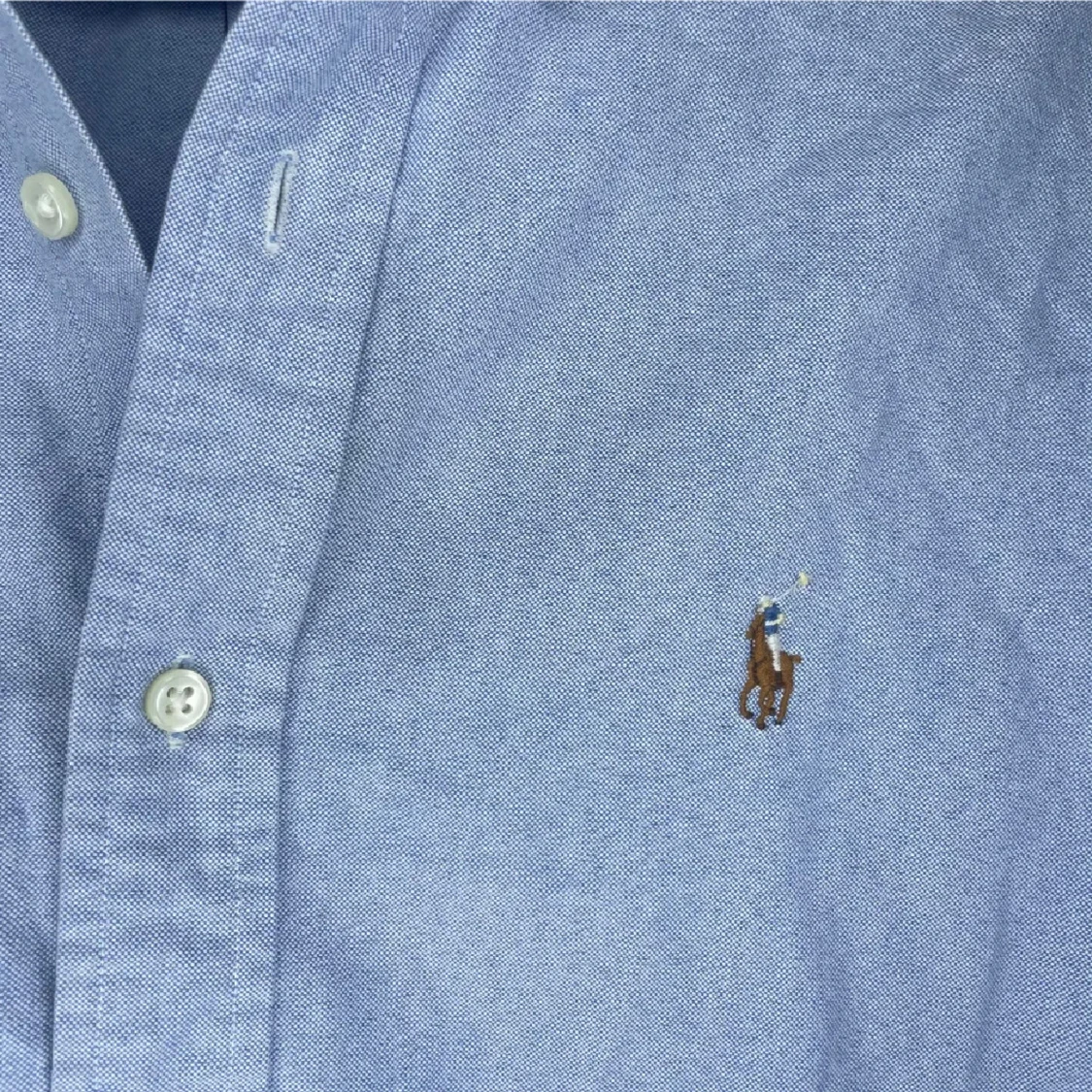 Ljusblå skjorta från Ralph Lauren M - 3