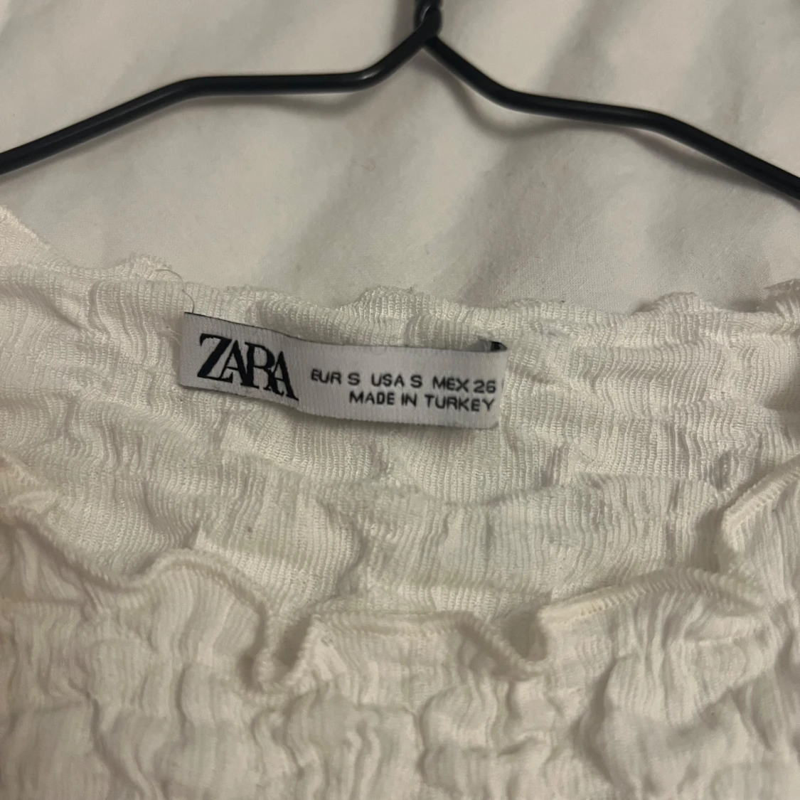 Vit strukturerad topp från Zara - 1