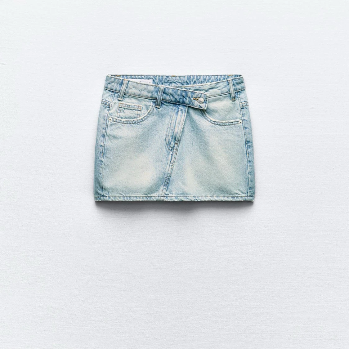 Ljusblå Zara Jeanskjol