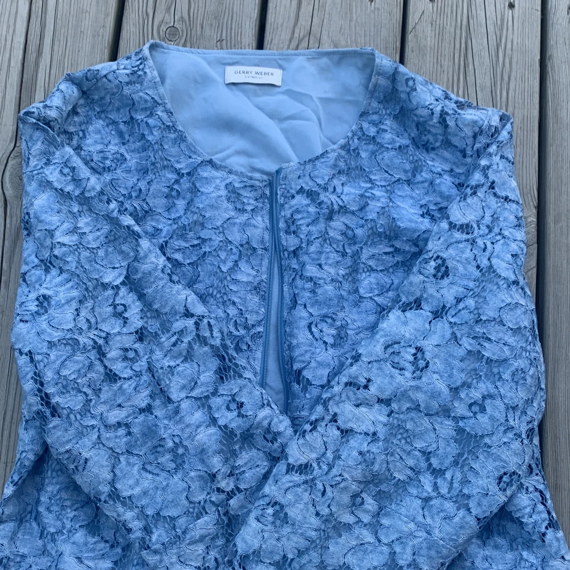 Blommig blå cardigan jacka från Gerry Weber - 2