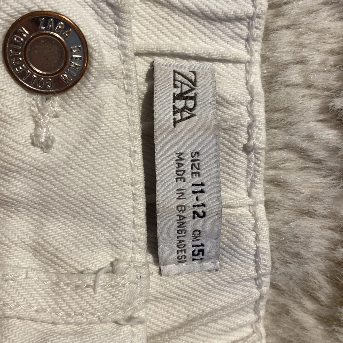 Vita jeansshorts från Zara - 2