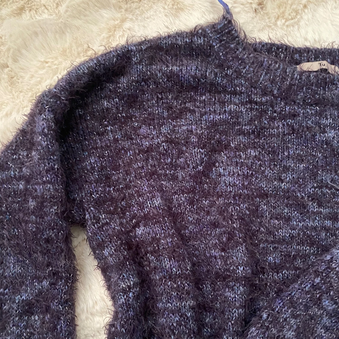 Blå tjocktröja  - 1