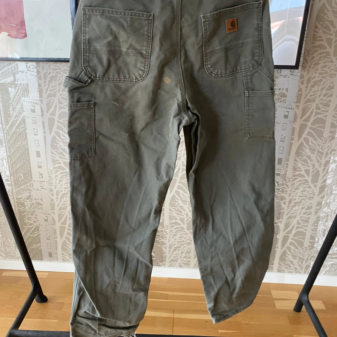  Carhartt carpenter pants green size w36l32 - 1