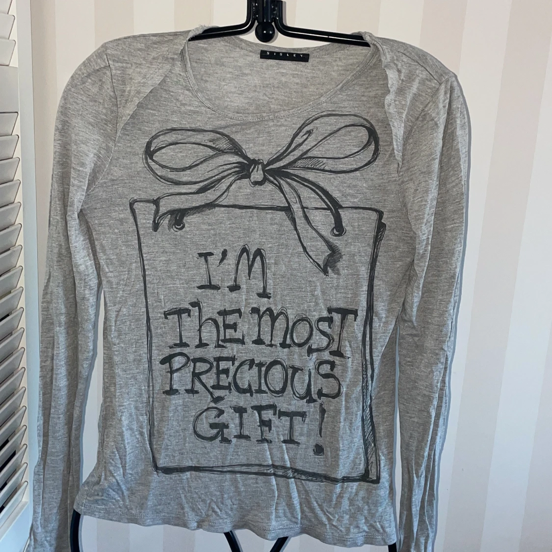 Grå långärmad tröja från Sisley st.170/XS