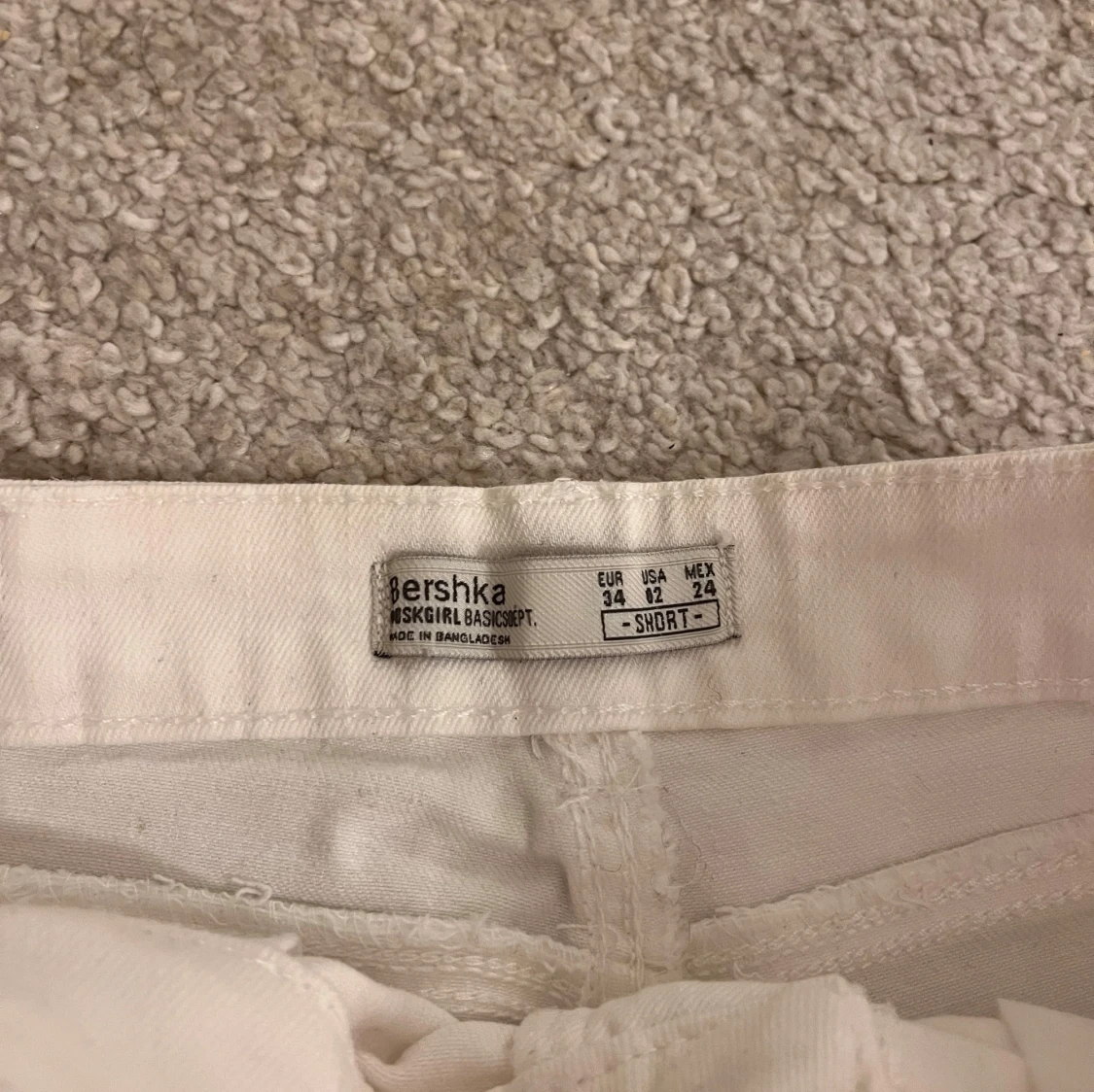 Lågmidjade jeans shorts - 2