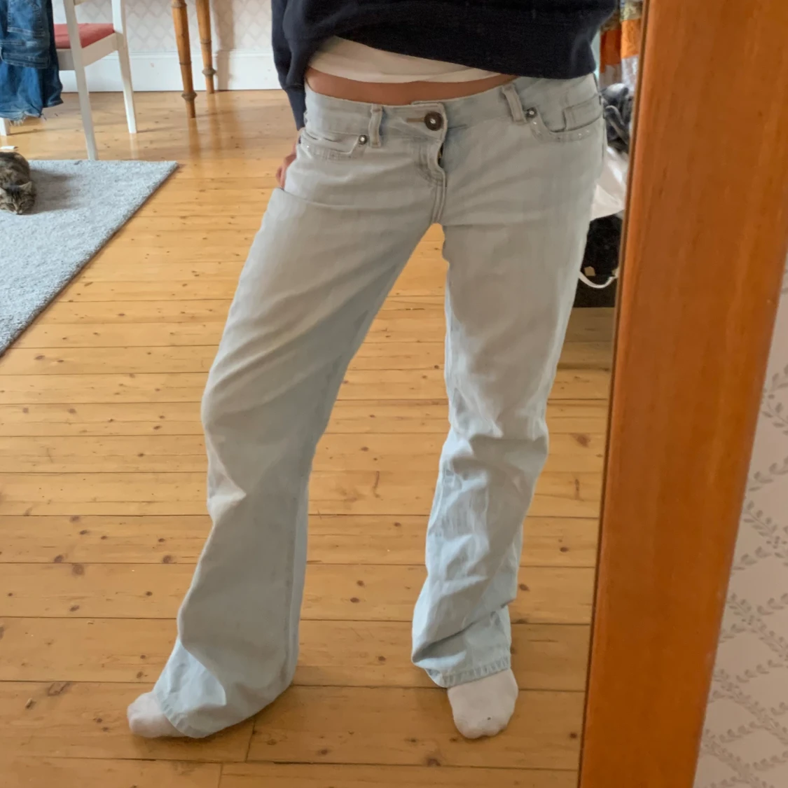 Lågmidjade jeans - 2