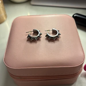 Edblad örhängen med nitar silver  - Super snygga örhängen från Edblad med nitar på som är i silver. Änvända mycket men har inte några synliga defekter. Använd gärna köp nu💕