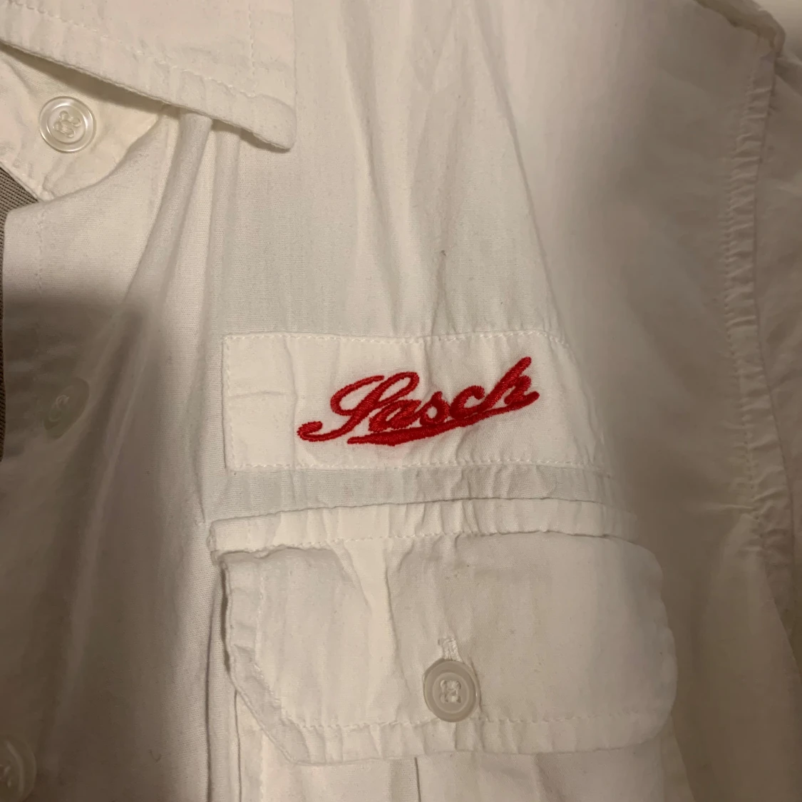 Vit skjorta från Sasch med broderi - 1