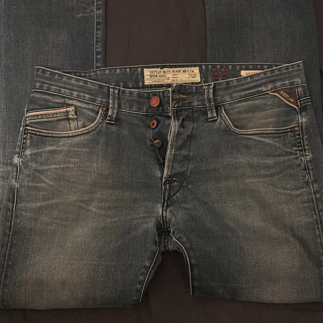 Blå Replay Waitom jeans