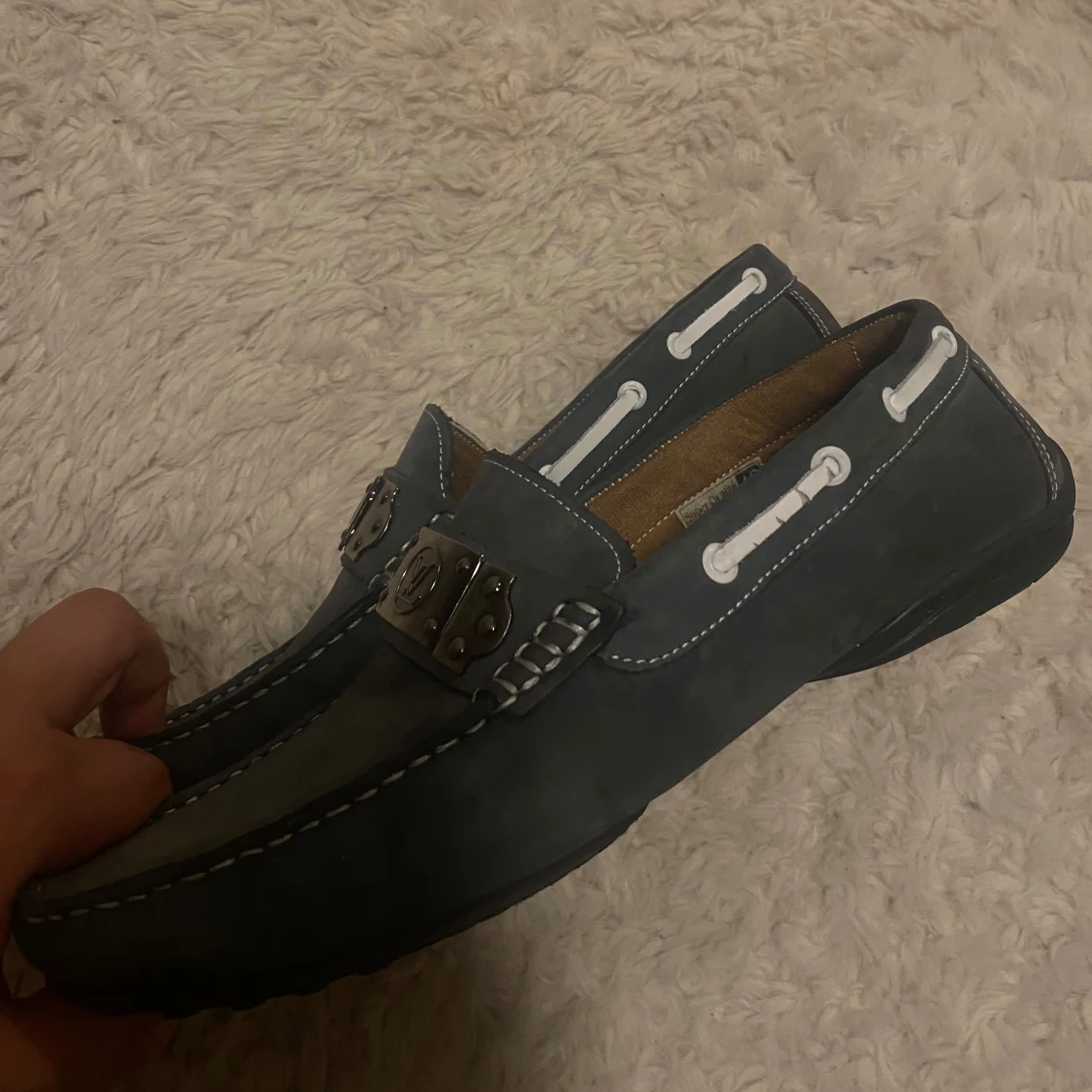 Mörkgrå loafers  - 1