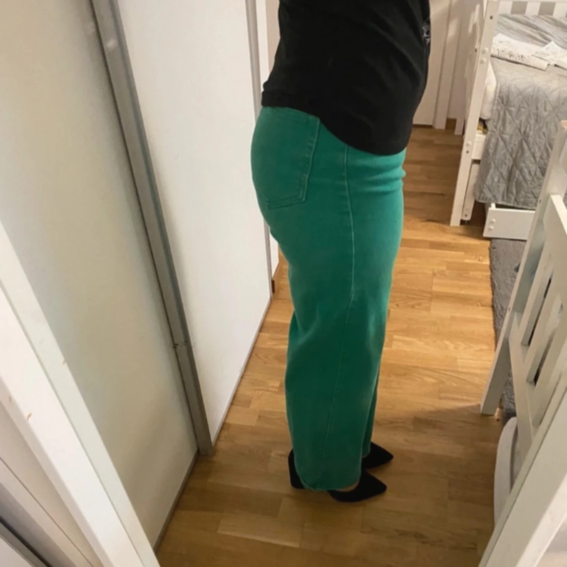 Gröna wide byxor från H&M Divided