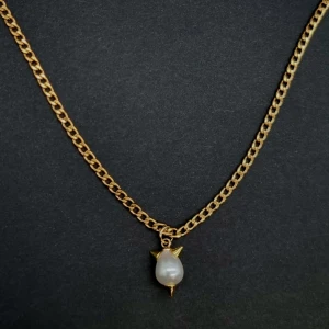 halsband  - Originellt vackert halsband. Rostfrit stål ✨️Längd-42+2cm,kedjetjocklek-4cm 