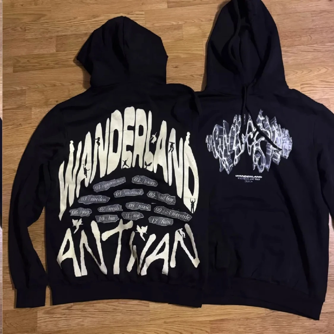 Svart hoodie Wanderland Antwan - 90