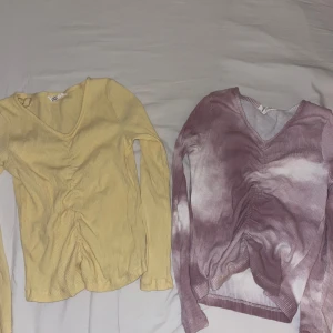 Två tröjor  - Jag säljer de här två tröjorna från Kappahl i storlek 134/140 men de passar större än det. Jag säljer BÅDA TILLSAMMANS för 35 kronor 💕