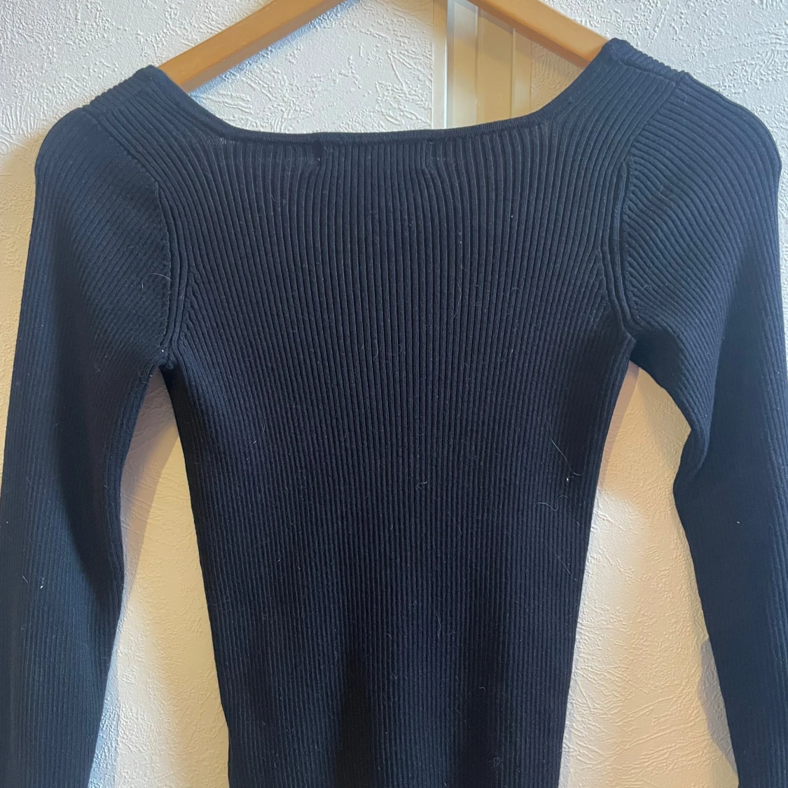 Svart ribbad topp!! - 2