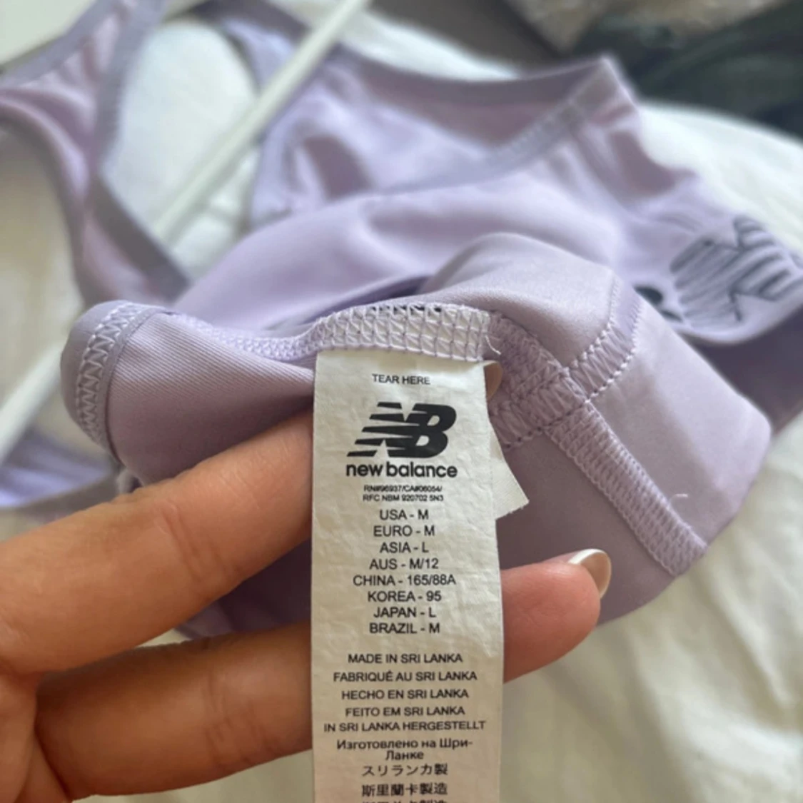 Two new balance sports bras (purple and mint) - 2