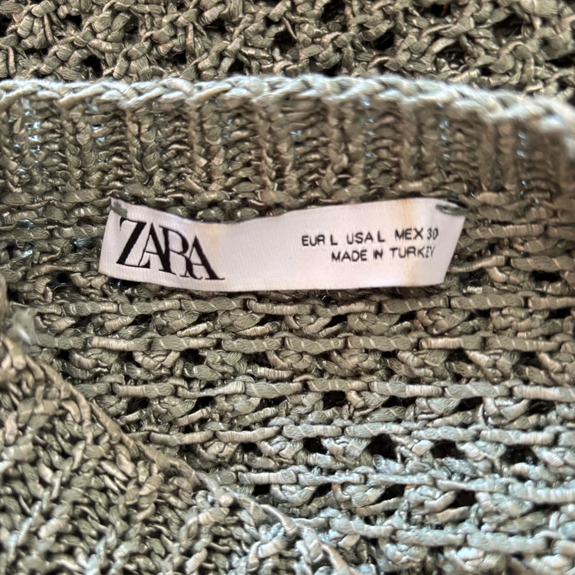 Grön stickad topp - 3