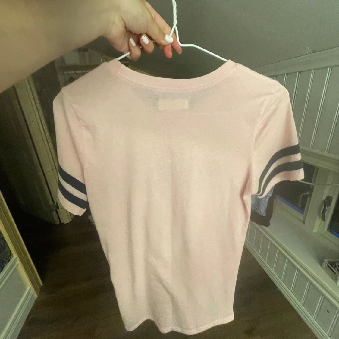 Rosa Hollister t-shirt med tryck - 2