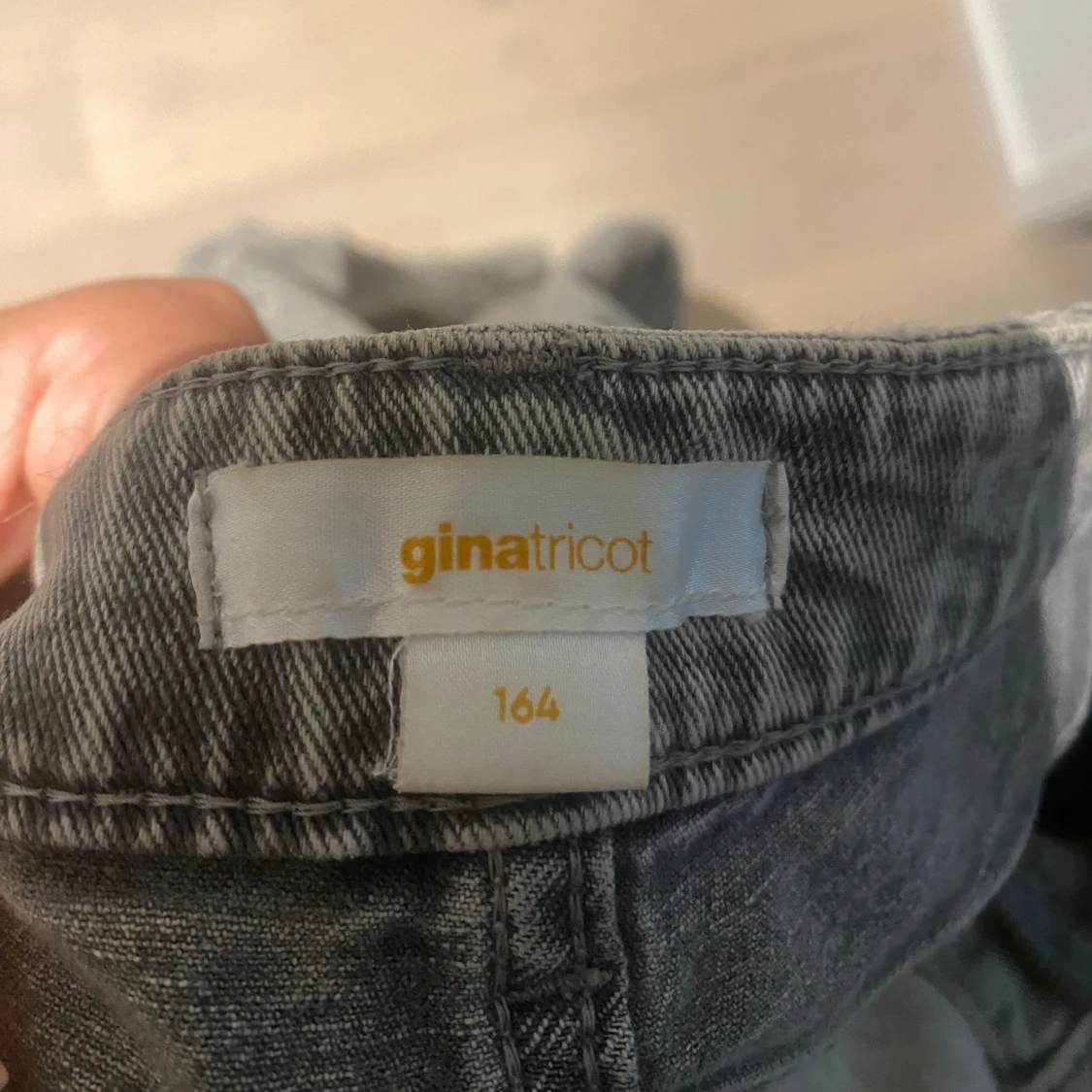 Grå Lowwaist bootcut jeans - 3