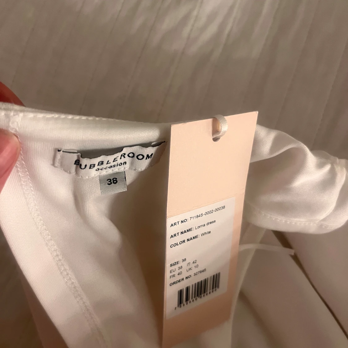 Vit klänning med knyte - 2