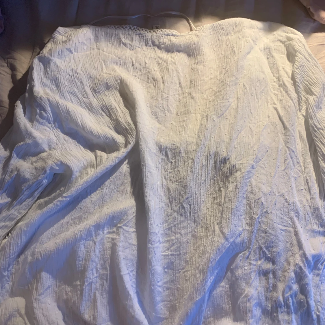 Vit blommig klänning från Flash Woman - 1