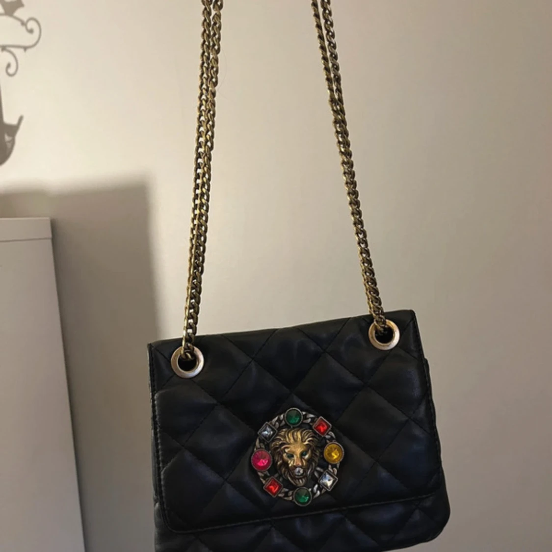 Svart quiltad axelväska från ALDO