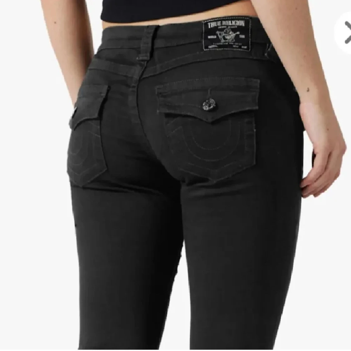 Svarta True Religion bootcut jeans - 2