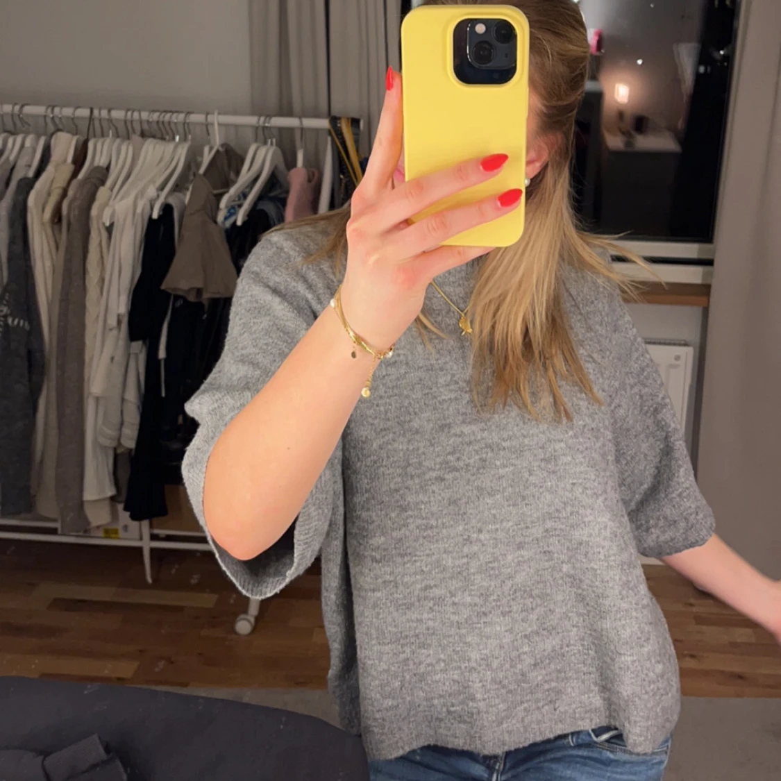 söt trekvarts tröja  - 1