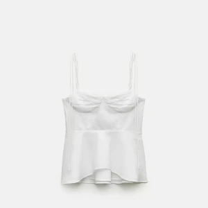 Vit Zara topp - Helt ny