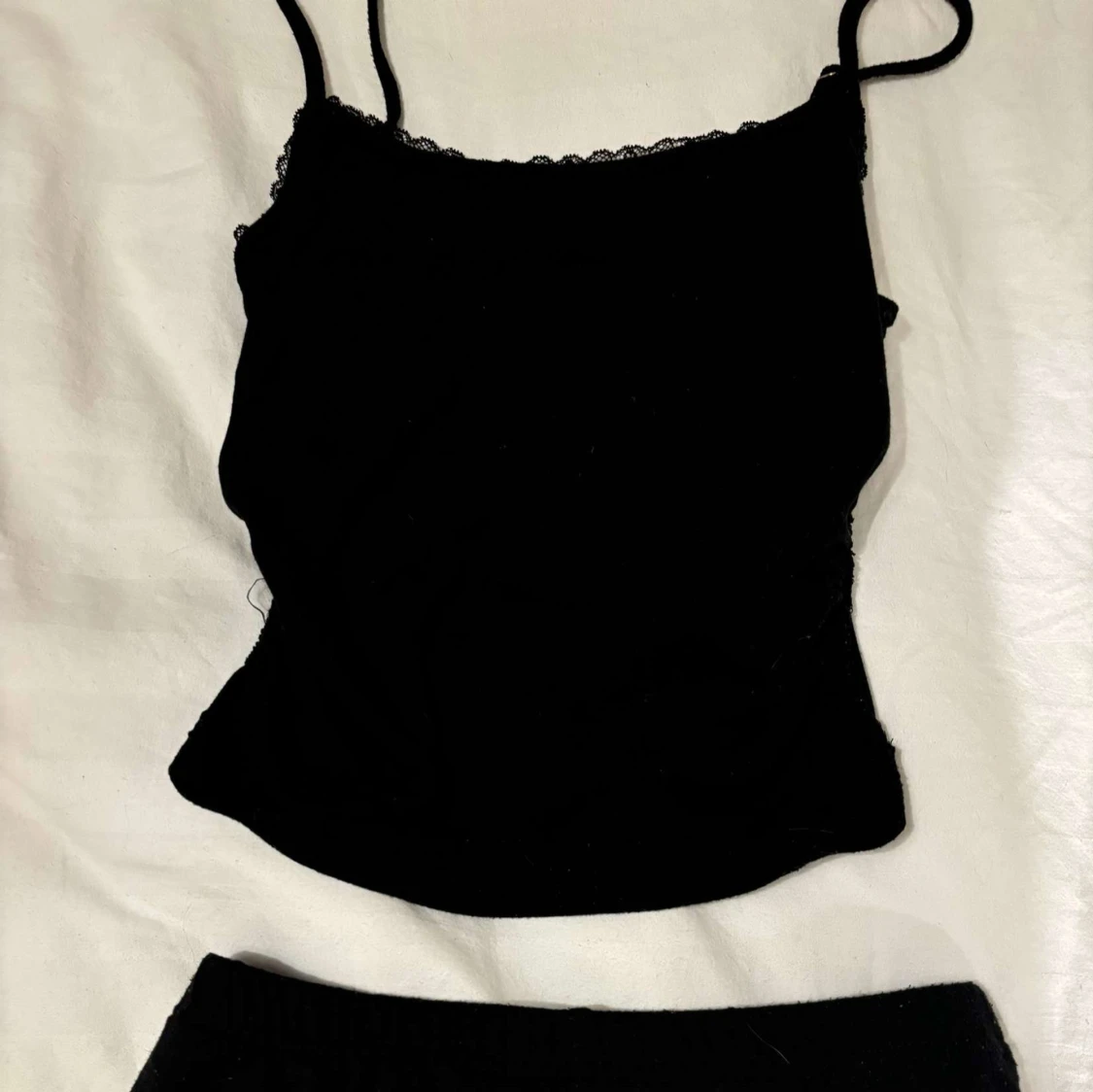 svart matchande pyjamas set!