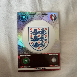 Englands loga euro 2016 - Säljer detta kortet !