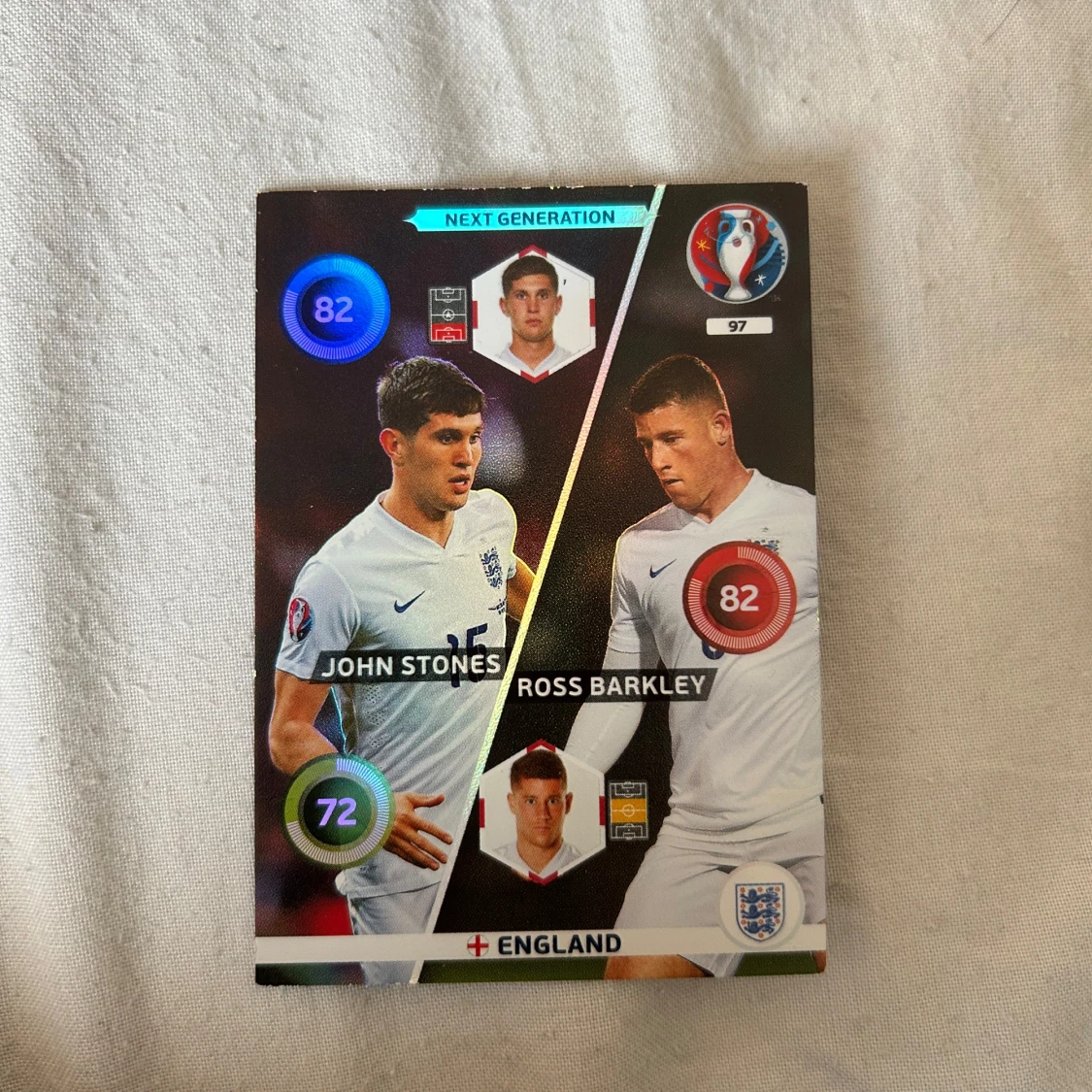 Stones x Barkley duo card euro 2016